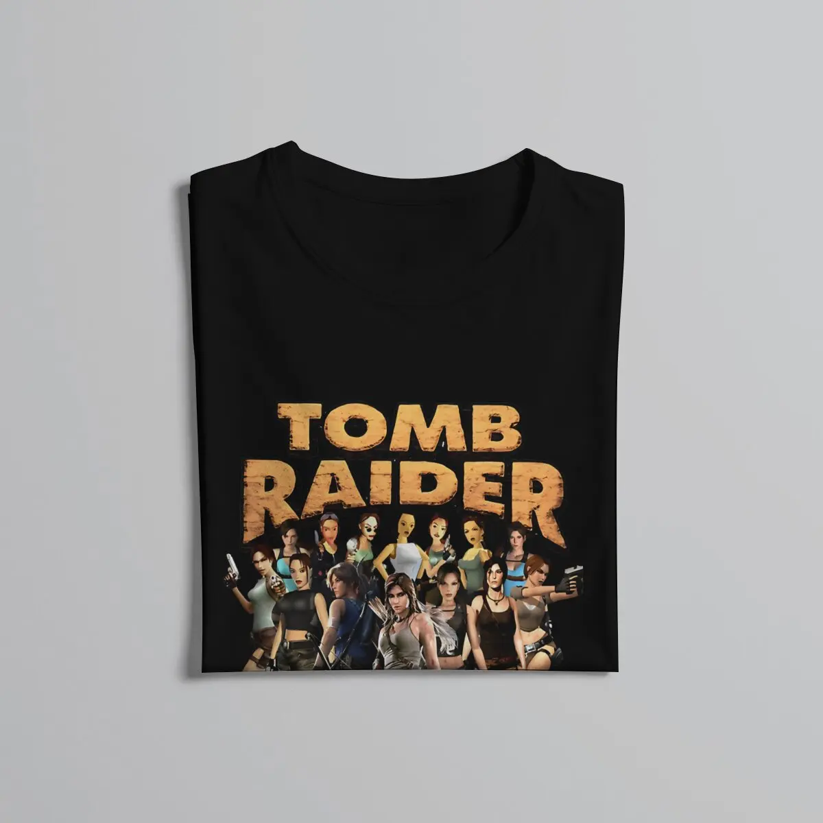 Tomb Raider Game Lara Croft Tomb For Fans T Shirt Harajuku Grunge Men\'s Tshirt Cotton Men Clothing