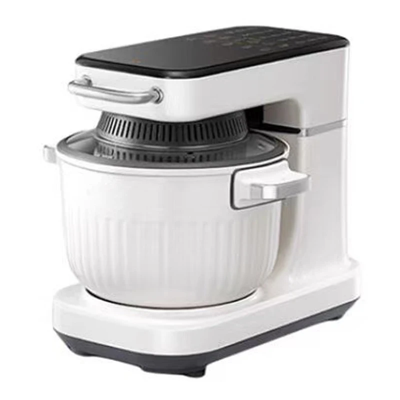 Procesador de Alimentos Multifuncional 3 en 1: Amasadora de Masa, Picadora de Carne y Freidora de Aire, Batidora de Pedestal Multifuncional, Procesador de Alimentos
