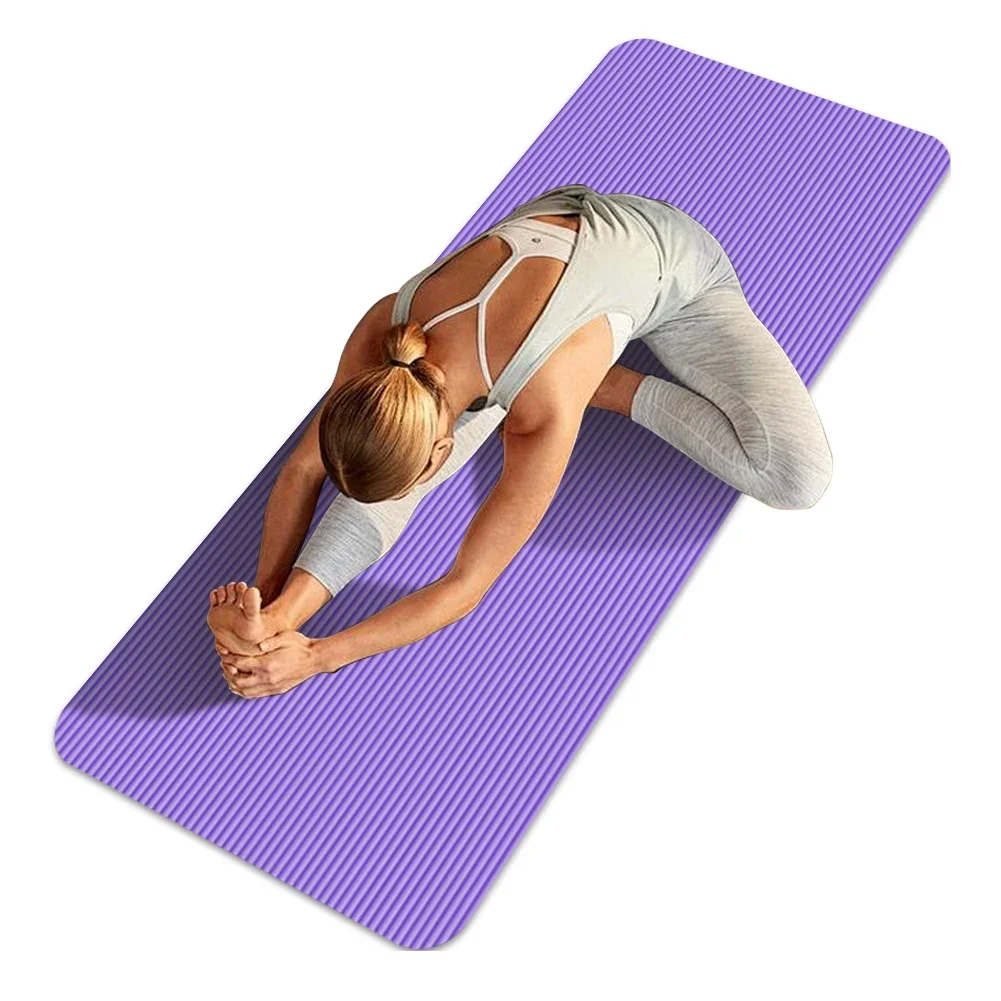 

Yoga Mat Non Slip Exercise Mat 72x23.8in Solid Color Fitness Mat Multi-Function Yoga Workout Mat for Yoga Pilates Tatami Mat