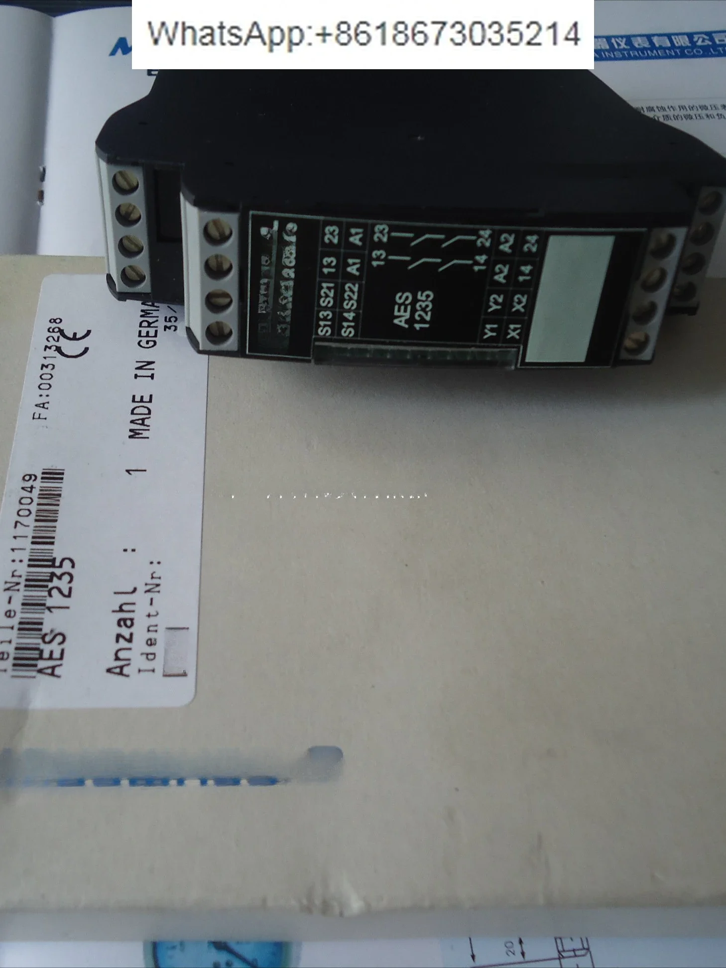 Relé de segurança AES1135 1235