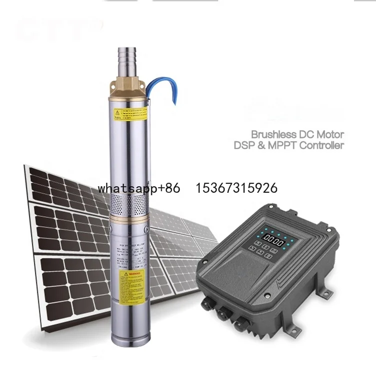 

Competitive Price Solar Water Pumps for Irrigation / Solar Water Pump Agriculture System /12v 24V 4'' AC or DC Solar Water Pump