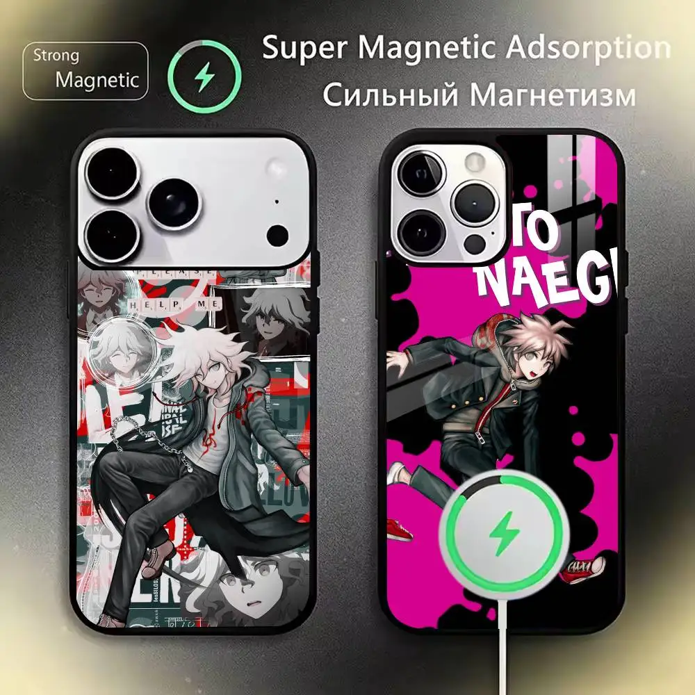 Danganronpa The Animation-makoto Phone Case For iPhone 17,16,15,14,13,12,11Plus,Pro,Max for Magnetic Wireless Charging