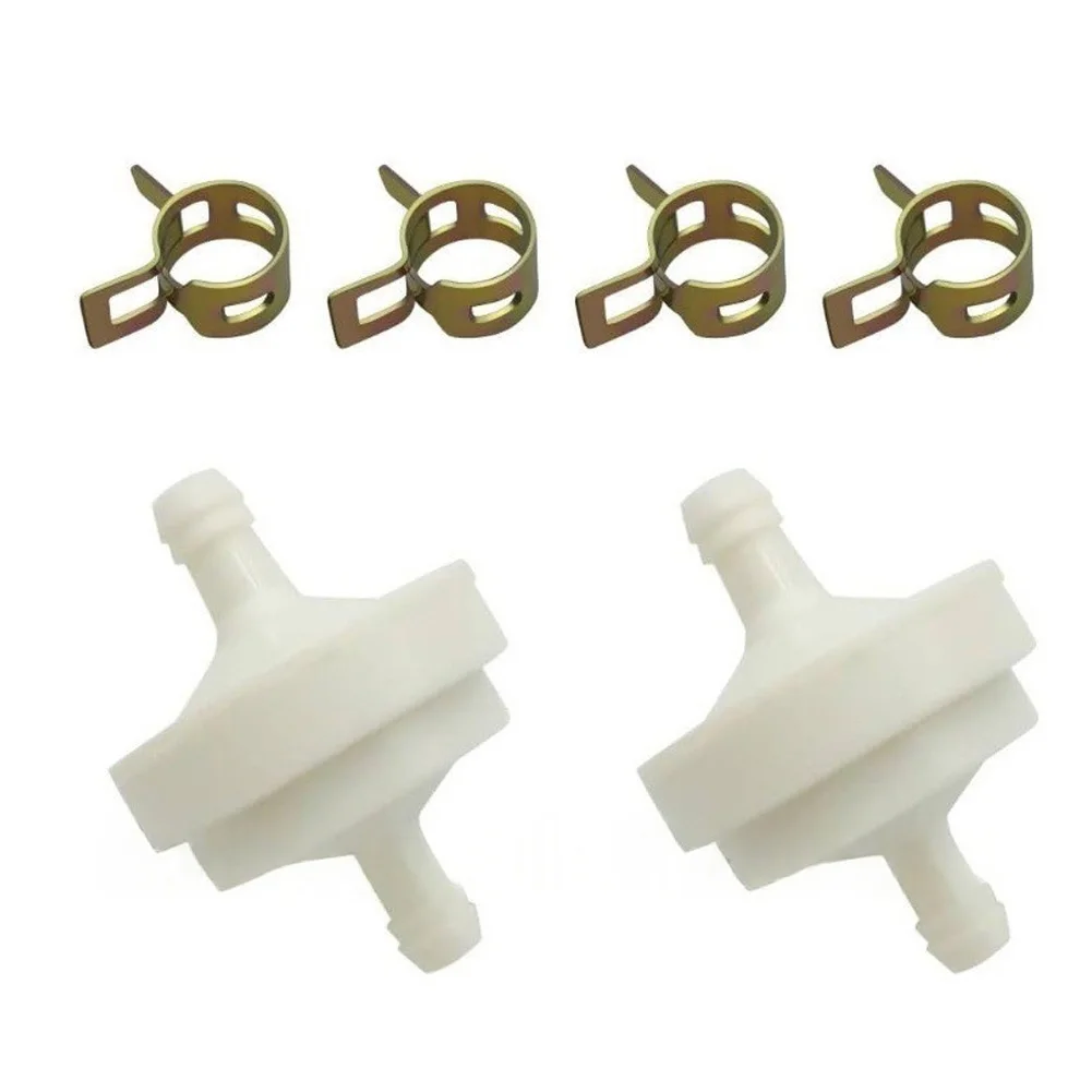 

Lawn Mower Inline Fuel Filter 14 Inch for Models For 298090 For 298090S 394358S 7014359YP 56679MA Replacement with Clamps