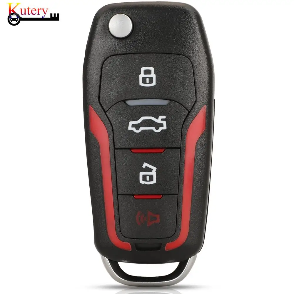 jingyuqin Upgrade Remote Smart Key For Ford Escape Explorer Focus Mondeo Mustang Lincoln 315/433Mhz 4D60/4D63Chip HU101/FO21