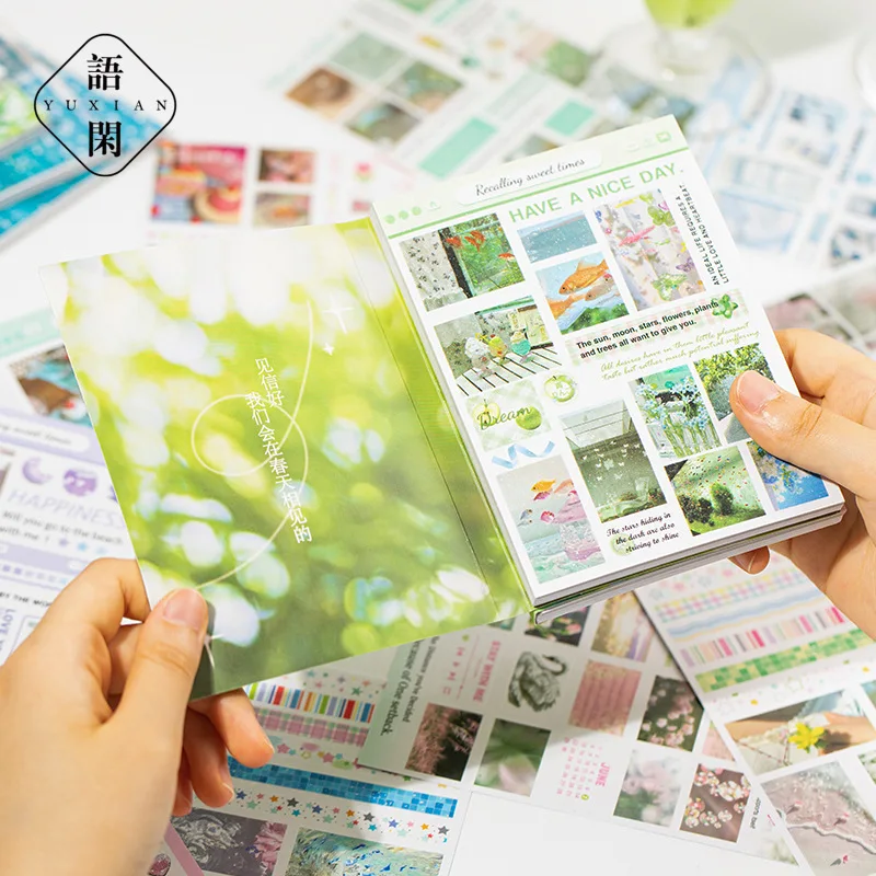 

30 шт./1 лот, кавайные канцелярские наклейки, космические шрамы моха, мусорный журнал, декоративные наклейки для скрапбукинга