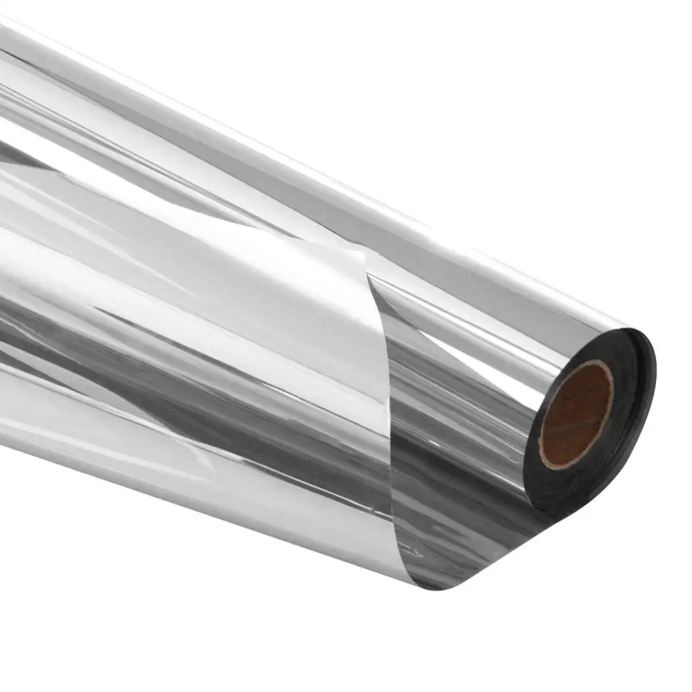 

Privacy One Way Window Film Daytime Tint Sticker Self Adhesive Silver