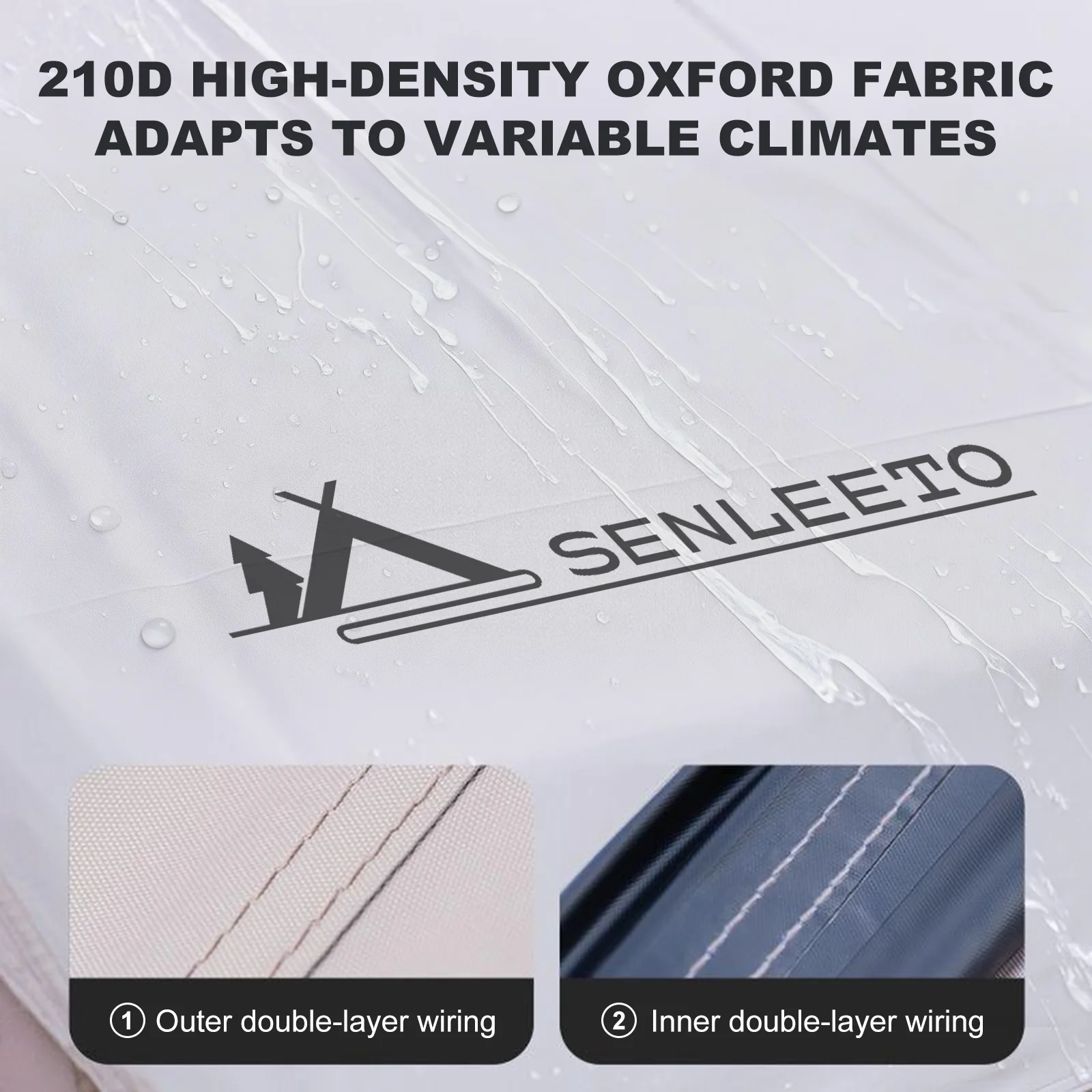 10‘ x 13’ Rainfly Fits for 6-8 People, Waterproof and Ultralight Survival Tent Shelter Awning Sunshade Cloth,Easy Set-Up Camping image 5