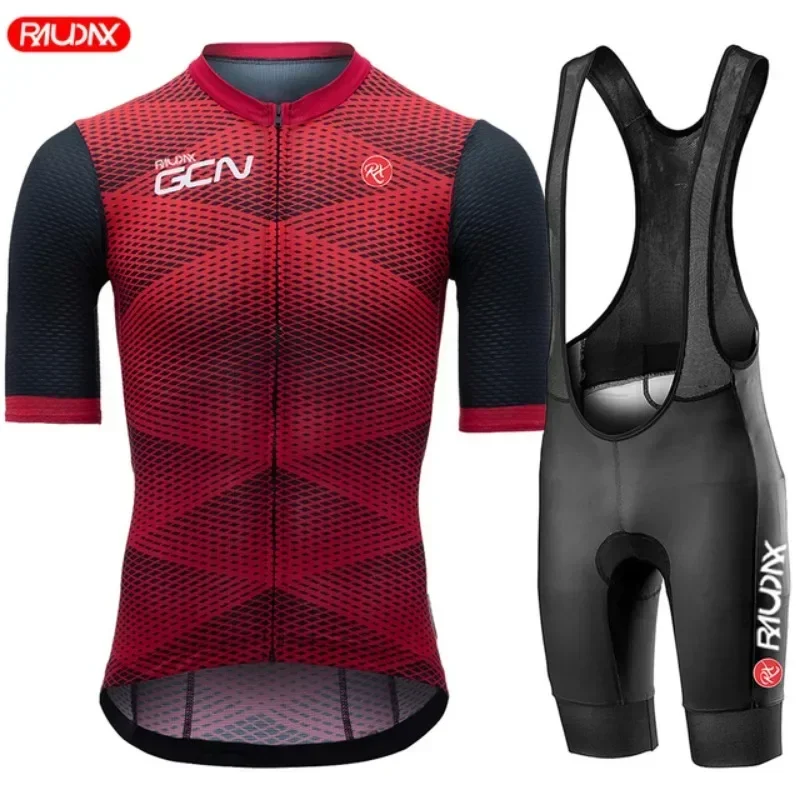 Raudax Gcn Men cycling jersey canyon Summer Bicycle Clothing Quick Drying Cycling Clothes Ropa Ciclismo Verano Triathlon Jersey