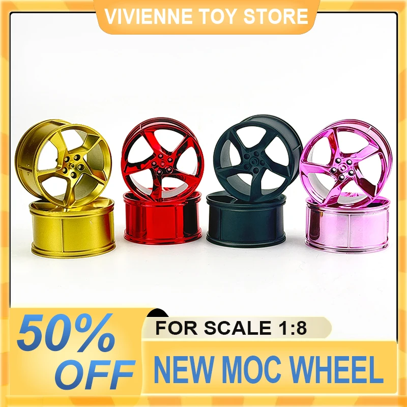 

Limited Edition CADA 73389/73398 1:8 Building Bricks Accessories Wheel For Lego 42143 42172 Wheel Building Technical DIY Toys