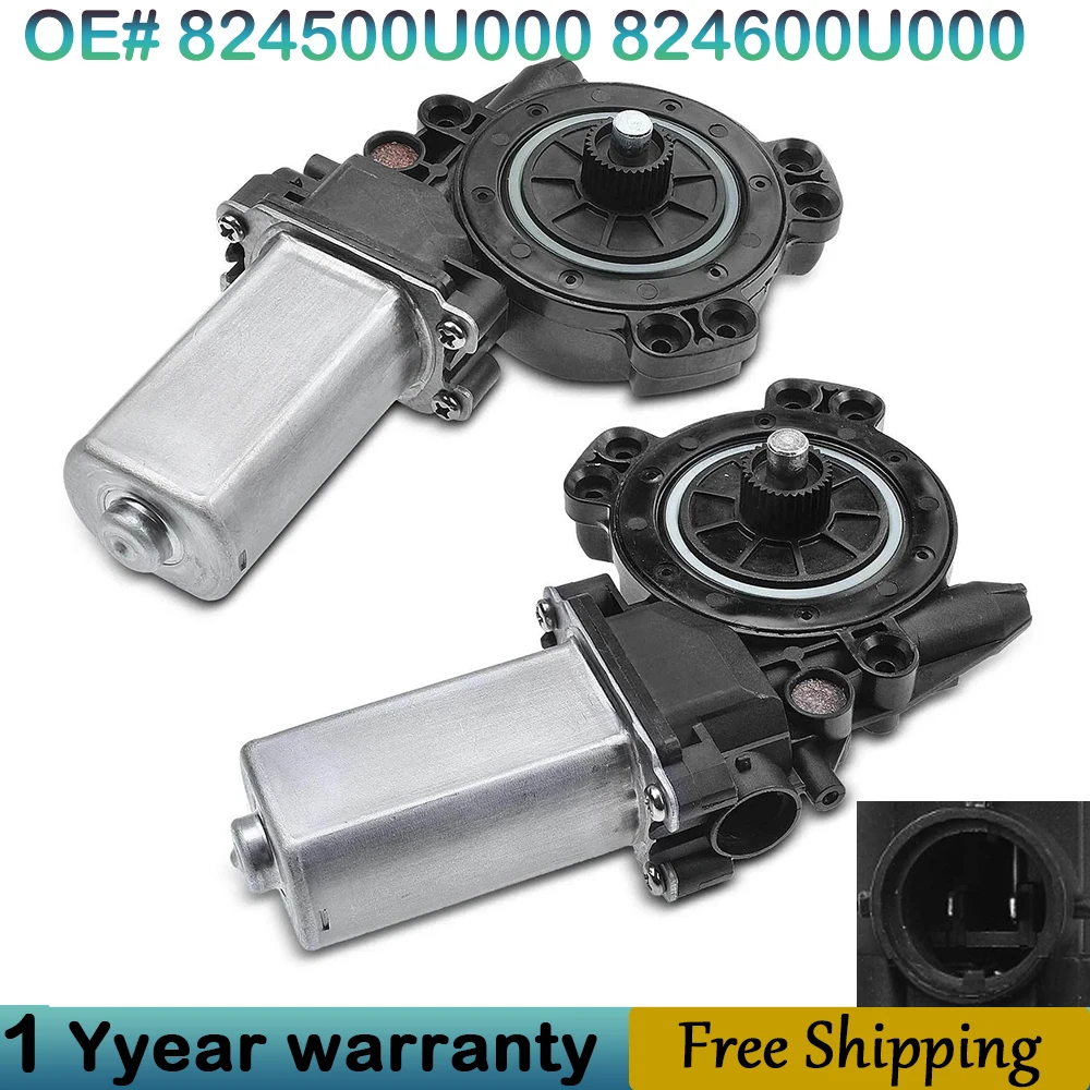 2 Pin Window Lift Motor for Hyundai Accent 2012-2017 Dodge Attitude 2012-2015 Window Regulator Motor 82450-0U000 82460-0U000