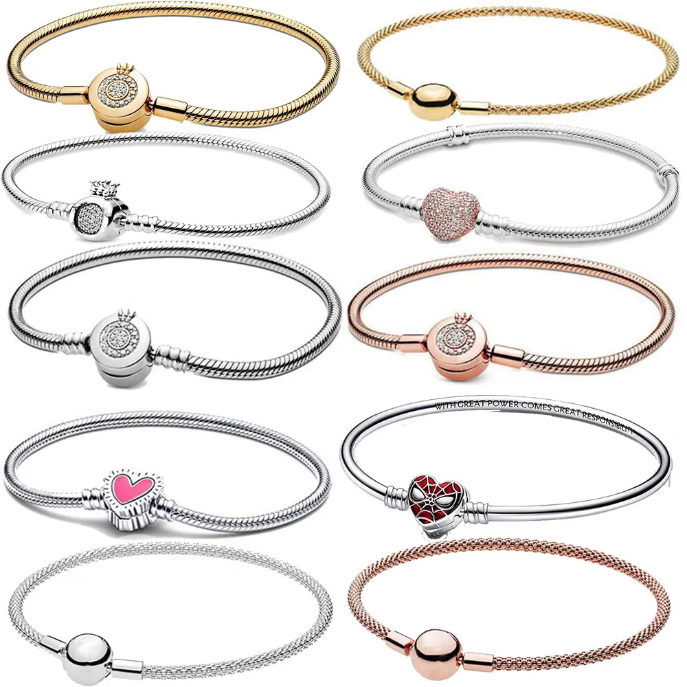 

New design Crown Beetle bracelet, suitable for original 925 silver DIY bracelet, fashionable and exquisite jewelry for women