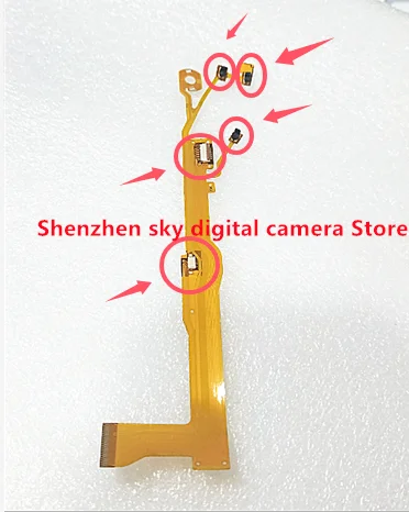 新しいニコン-p900-p900s-レンズリアマウントフレックスケーブル-fpc-センサーとソケット付き-カメラ修理ユニット部分