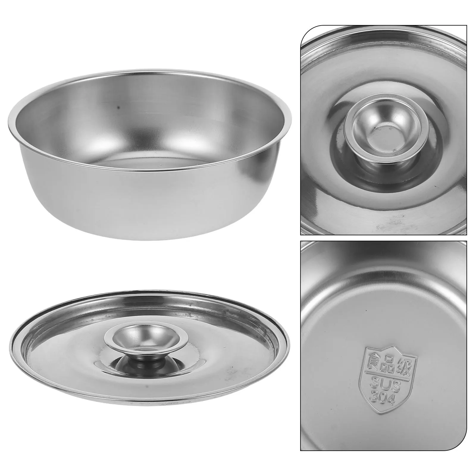 

Детская миска из нержавеющей стали, 320 мл, крышка, герметичная миска для детского питания, контейнер для еды для малышей, портативный детский домашний контейнер