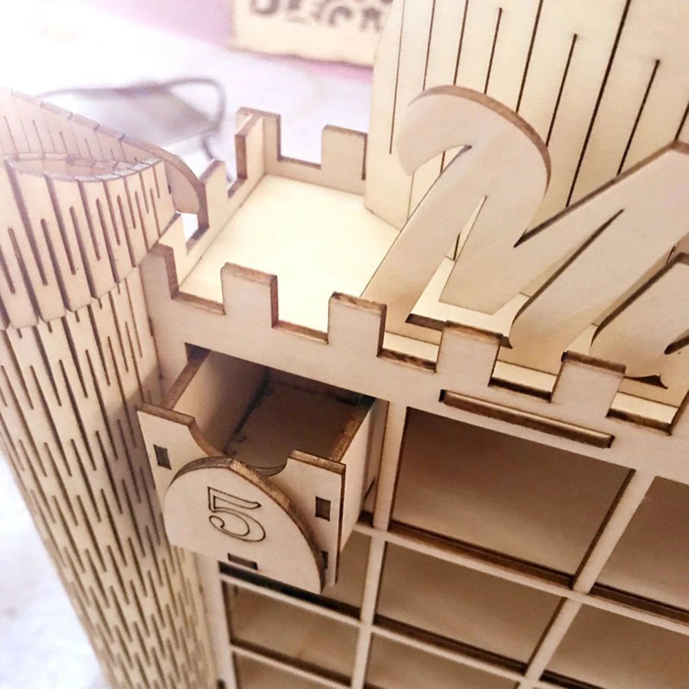 

Countdown Decoration Gift Box Islam Ramadan Wooden Drawer Muslim Ornaments Calendar
