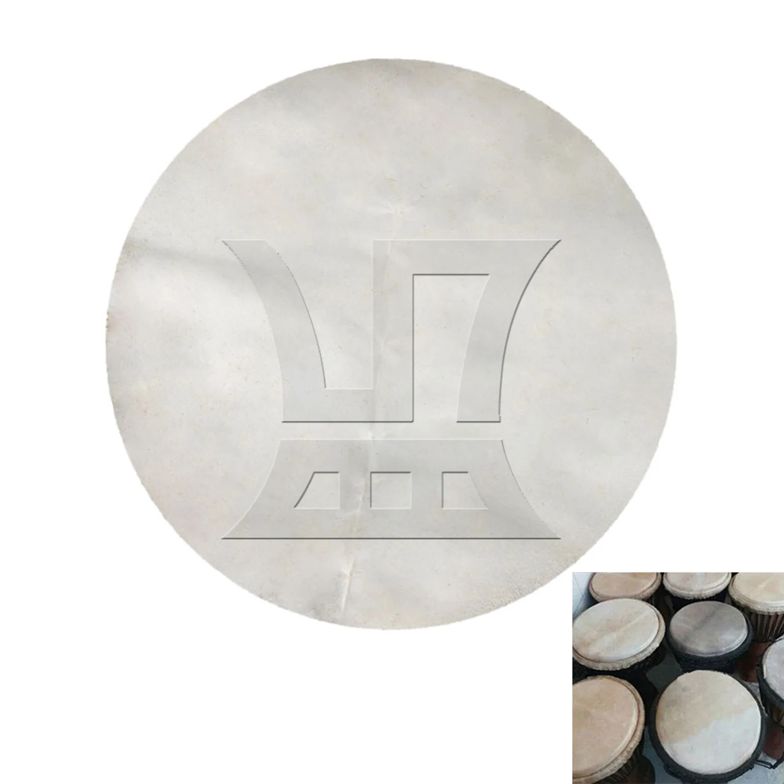 Thin Surface Drums Head Light Yellow 45cm Dia for 14