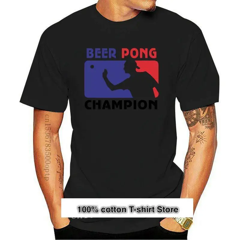 Camiseta de Beer Pong Legend Bier Trinkspiel para hombre, camisa con estampado de moda, de algodón puro, Cosplay, nueva