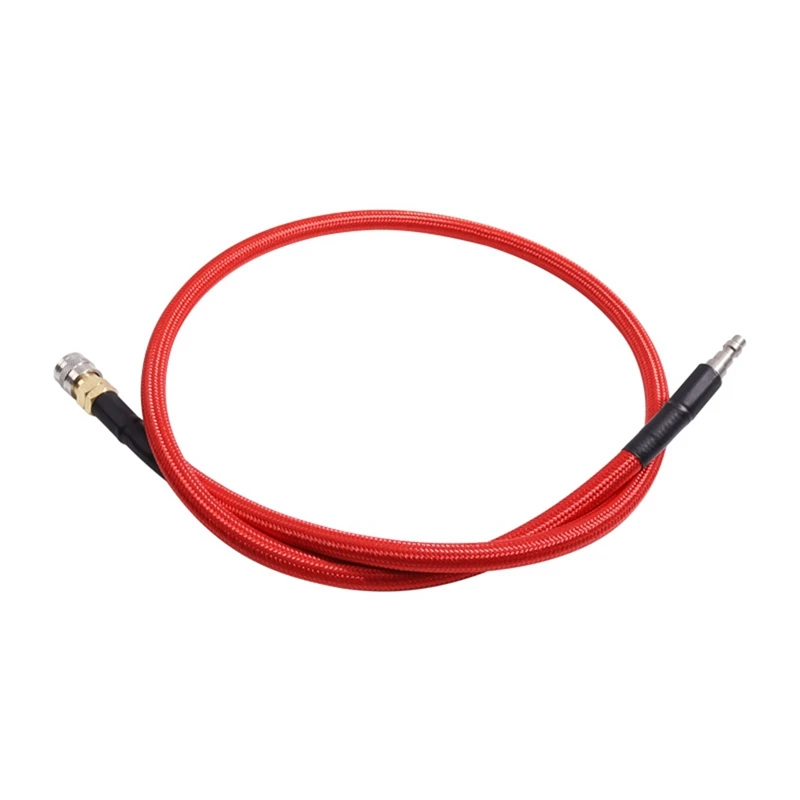 Airsoft HPA SLP FLEX Air Hose Remote Line With (US)Foster QD 40 Inch Low Pressure MAX 300 PSI Red