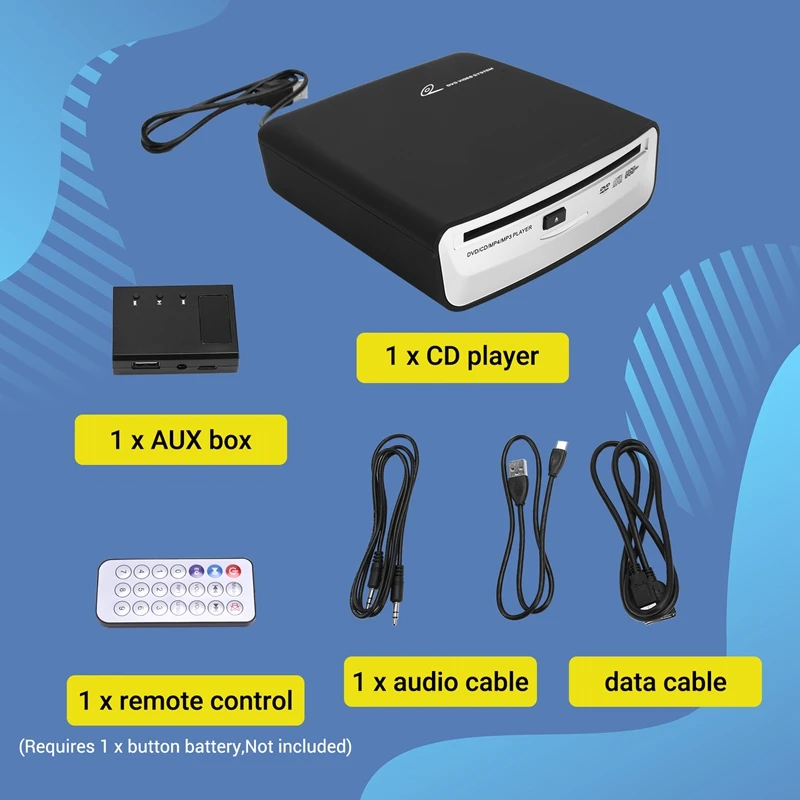 毎日の車の外部ステレオラジオディッシュボックス CD/DVD プレーヤー USB インターフェースと AUX ボックス Android プレーヤーラジオアクセサリー