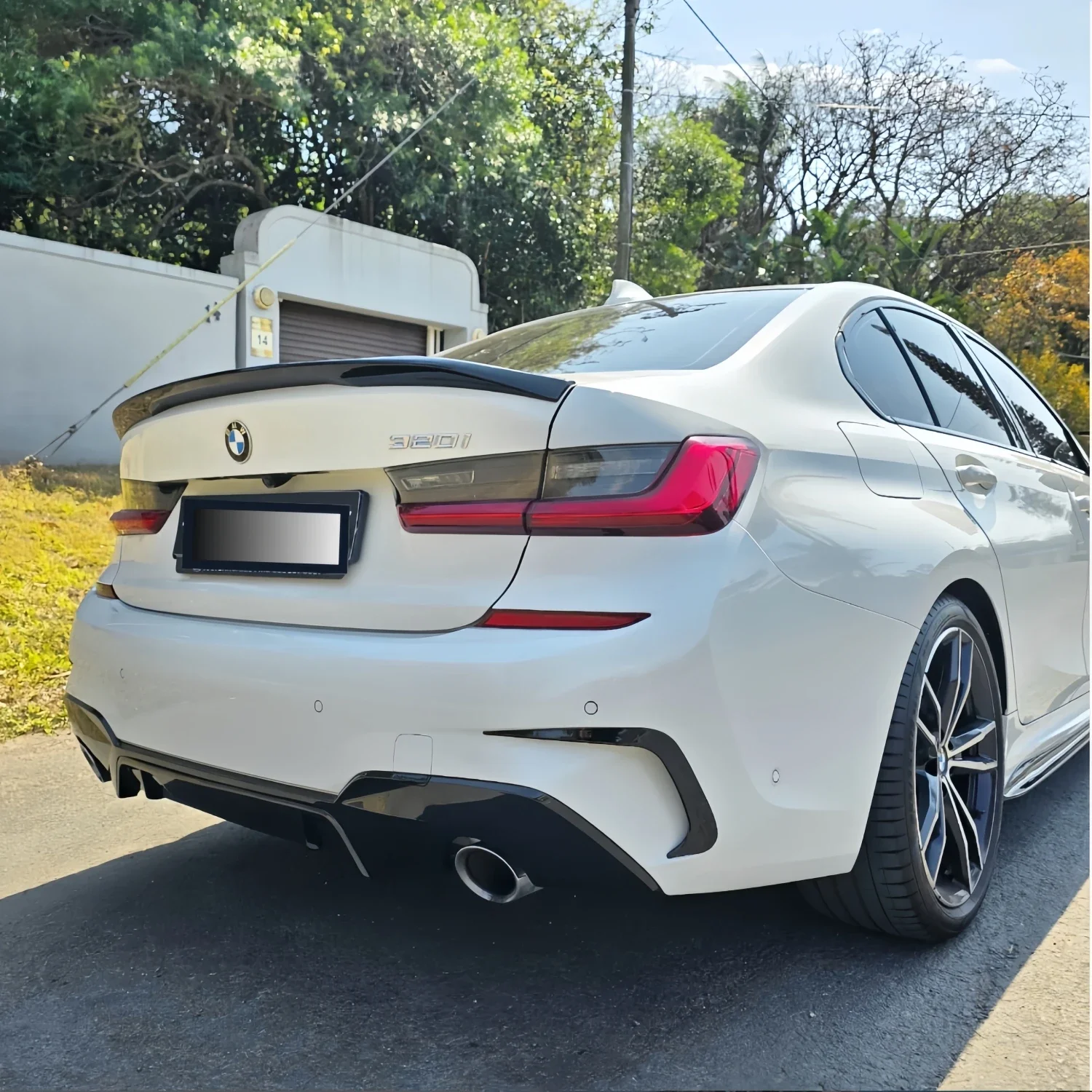 MP Style Rear Trunk Spoiler Wings For BMW 3 Series G20 320i 330i G28 i3 G80 M3 2019-2024 Tuning Tail Fixed Wind Splitter Bodykit