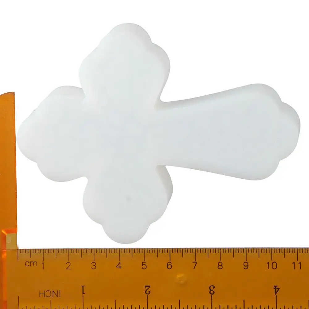 Resin Casting Mold Cross Leopard Print Silicone Blessed Cross Aroma Beads Cow Pattern DIY Decoration