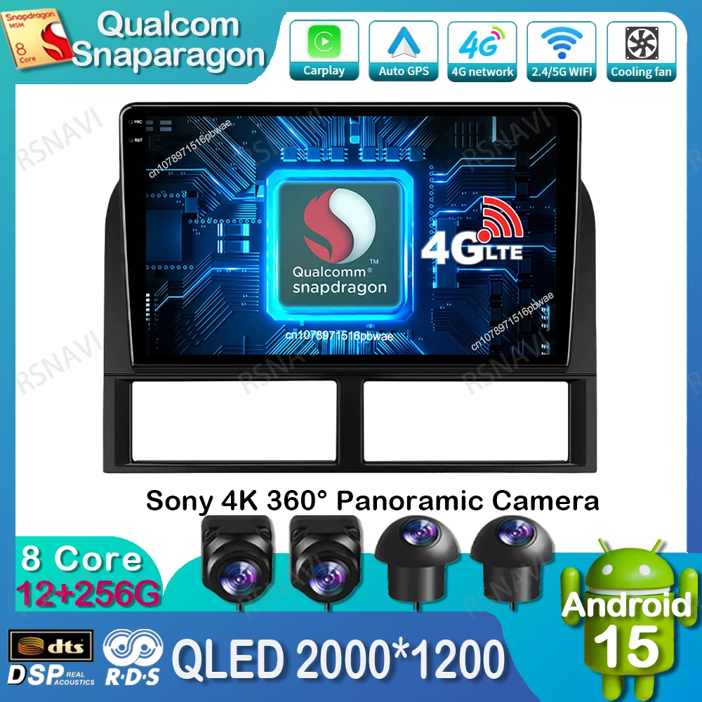 

Android 15 Car Radio For Jeep Grand Cherokee II WJ 1998 - 2004 5G WIFI DSP BT Head Unit Navigation Viedo Player Qualcomm GPS DVD