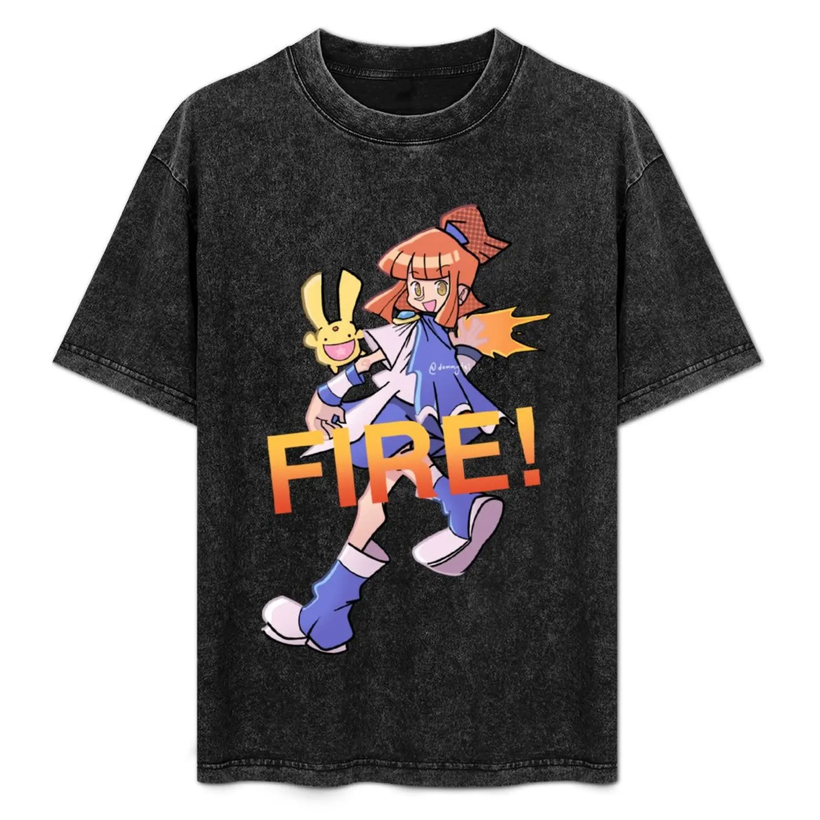 

Puyo Puyo Arle FIRE! Футболка из мягкого хлопка с принтом