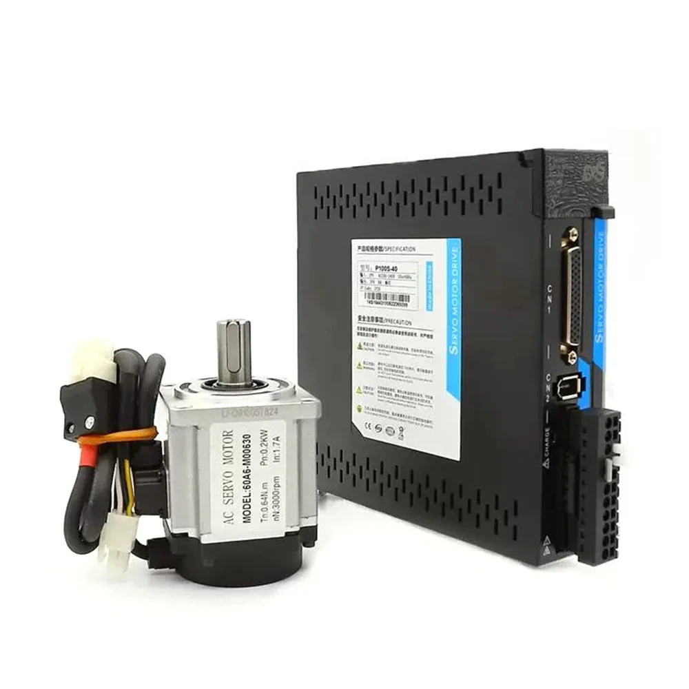 Kit Drive Motor Servo rem 100W-1KW, Pulse/CANopen/EtherCAT 21Bit Absolute Encoder 40/60/80mm Falnge Servo 3000rpm 220VAC