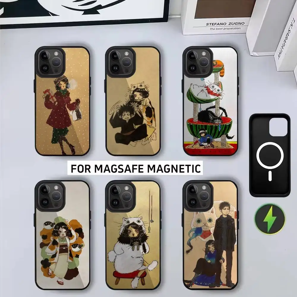 

D-Dekin no M-Mogura The E-Earthbound Mole Phone Case For iPhone17,16,15,14,13,12,11 Plus Magnetic For Magsafe Wireless Charging