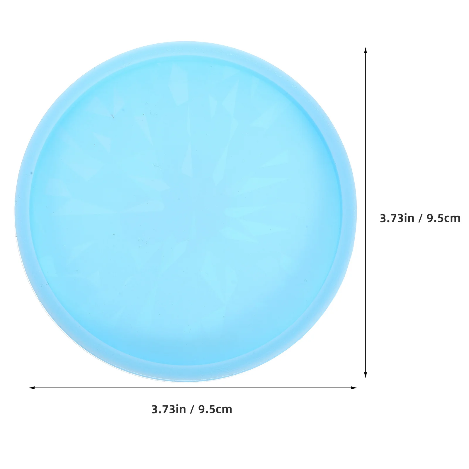 قالب كوستر ثلاثي الأبعاد من السيليكون المستدير على شكل ندفة الثلج للراتنج DIY قالب كوستر إيبوكسي للحفلات والمقهى