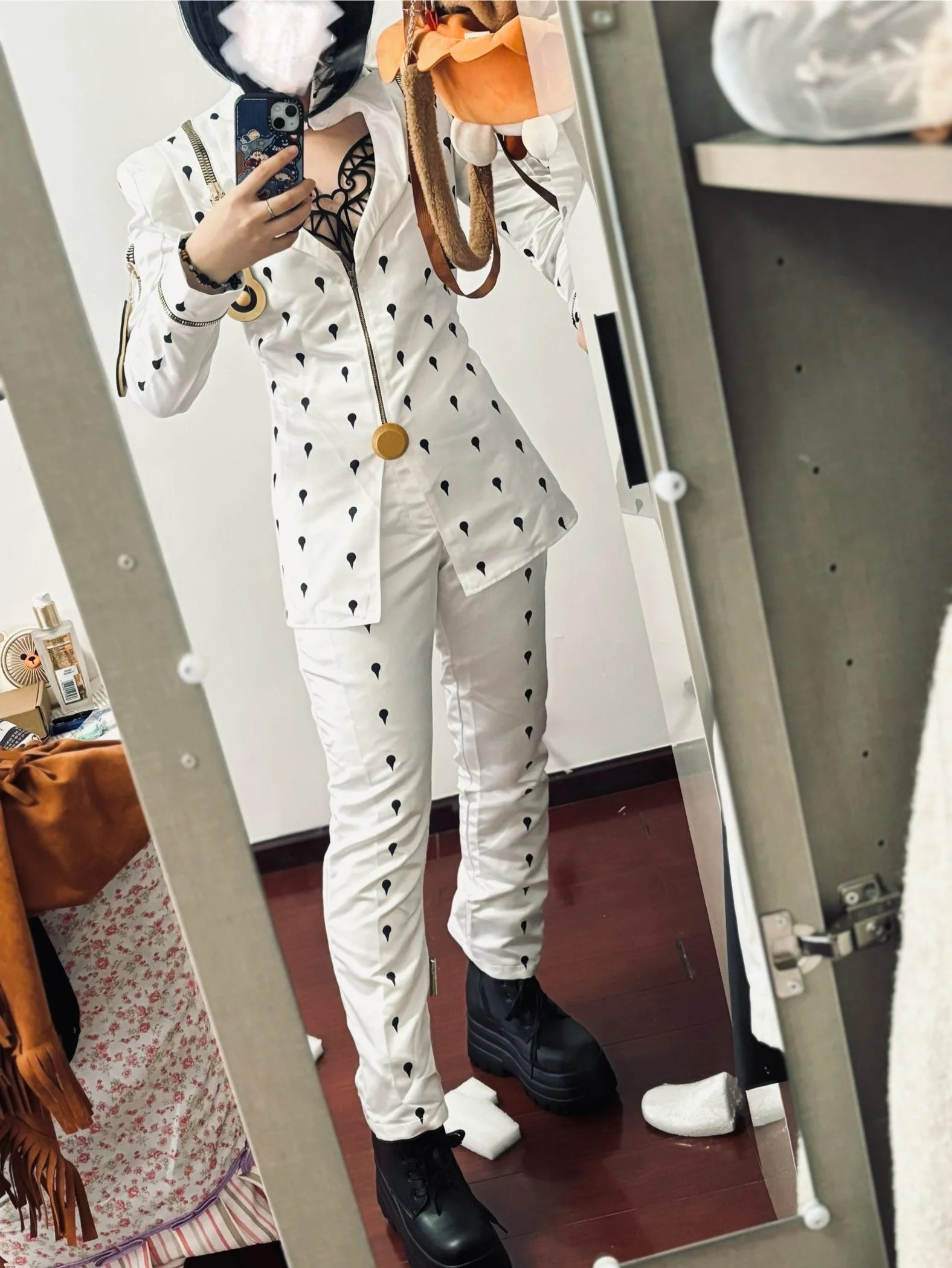 حديثا برونو Bucciarati تأثيري حلي هالوين عيد الميلاد لعب الأدوار حفلة المعرض الهزلي لعبة أنيمي XS-XL