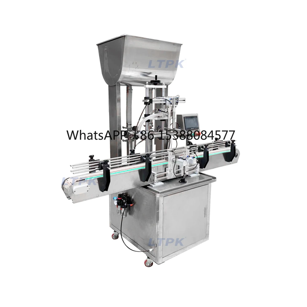 Automatic Piston 2 Head Honey Liquid Peanut Butter Soap Detergent Shampoo Cream 1 Liter Bottle Filling Machine