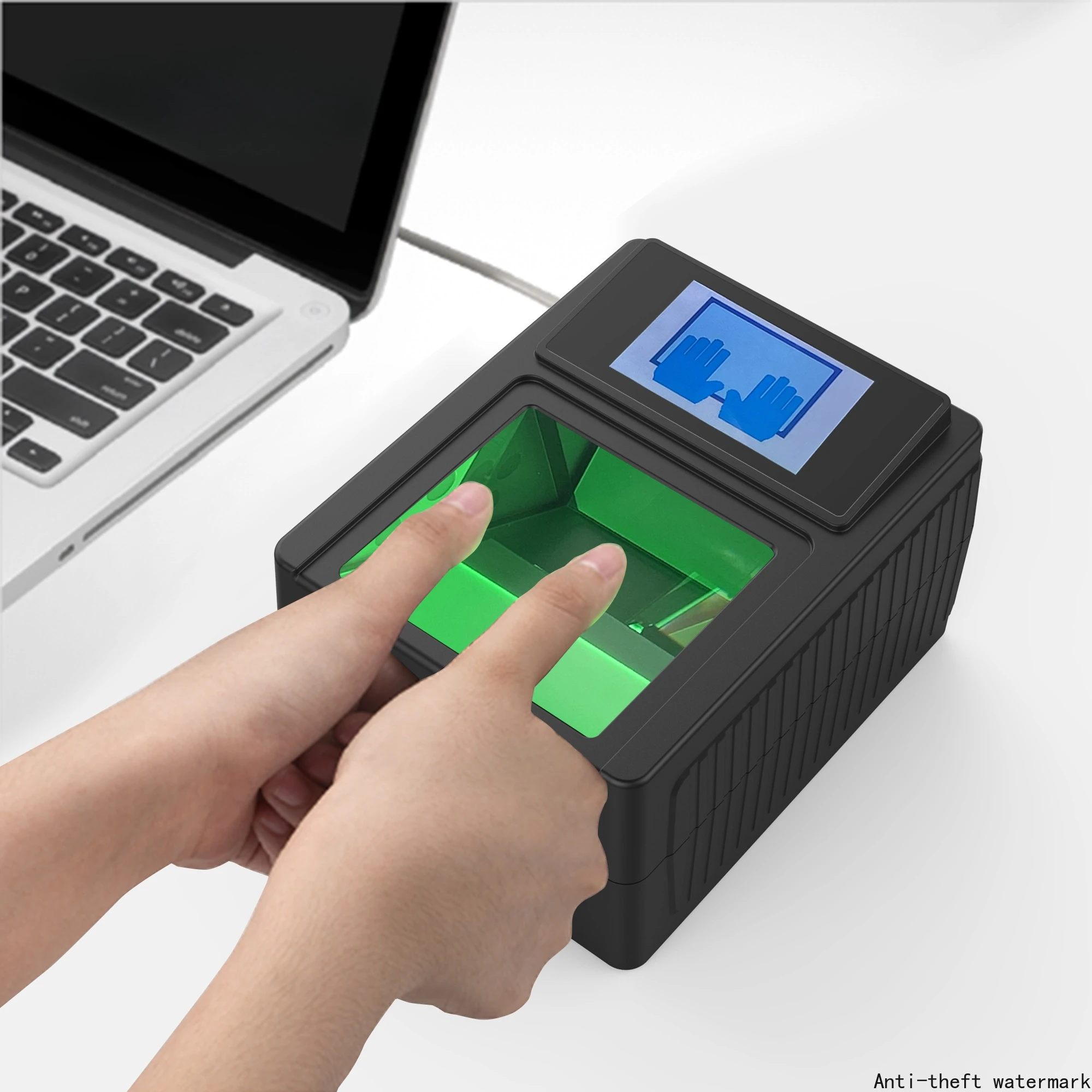 2025 - Biometric Ten-Finger Scrolling Fingerprint Scanner, USB 442, Footprint & Palmprint Scanner, with Free SDK