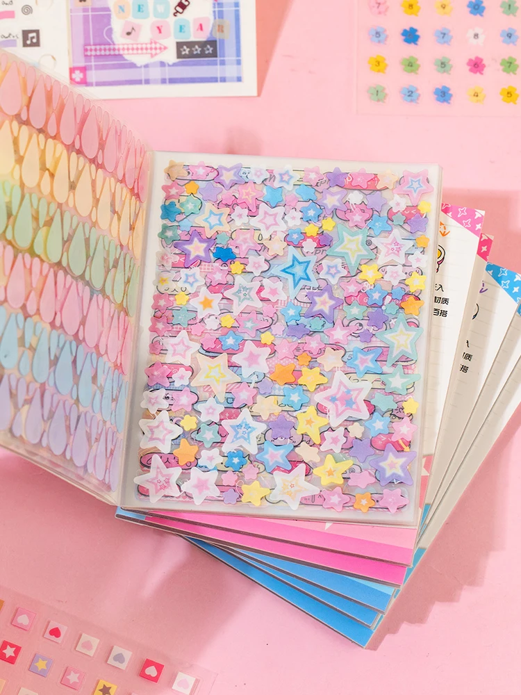 32-delig/boek Geschenkverpakking Set Taal Vrije tijd Kleur Leven PET Mini Basisstickers Boek Guka Nail Art Telefoonhoesje Notebook Dia - afbeelding 2