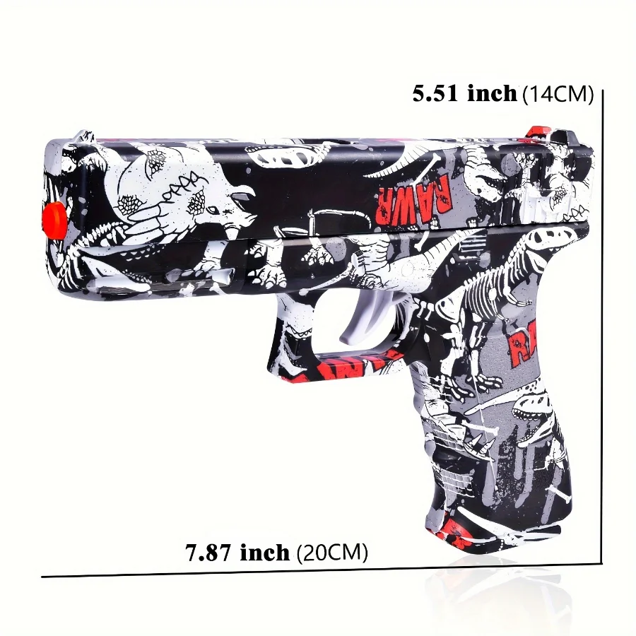 Ball Blaster Pistol Toys, Manual Blaster, NO Need Charge Outdoor Shooting Toy gun