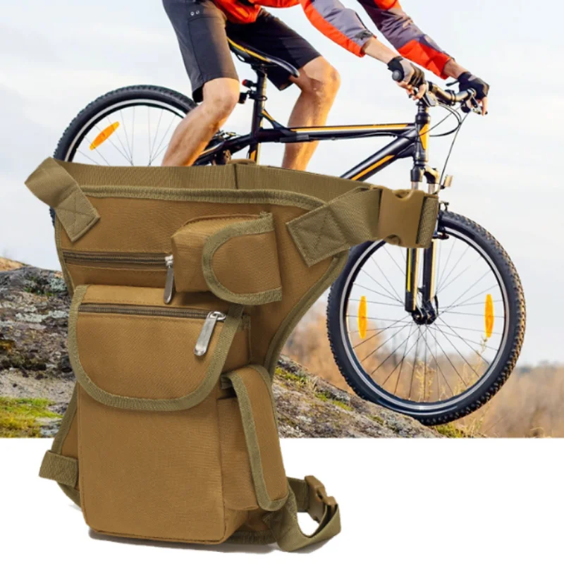 Mężczyźni Płótno Torby na nogi Torba na nogi Mężczyźni Pasek Rowerowy I Motocyklowy Pasek Na Pieniądze Fanny Pack Do Pracy Wysoka Jakość