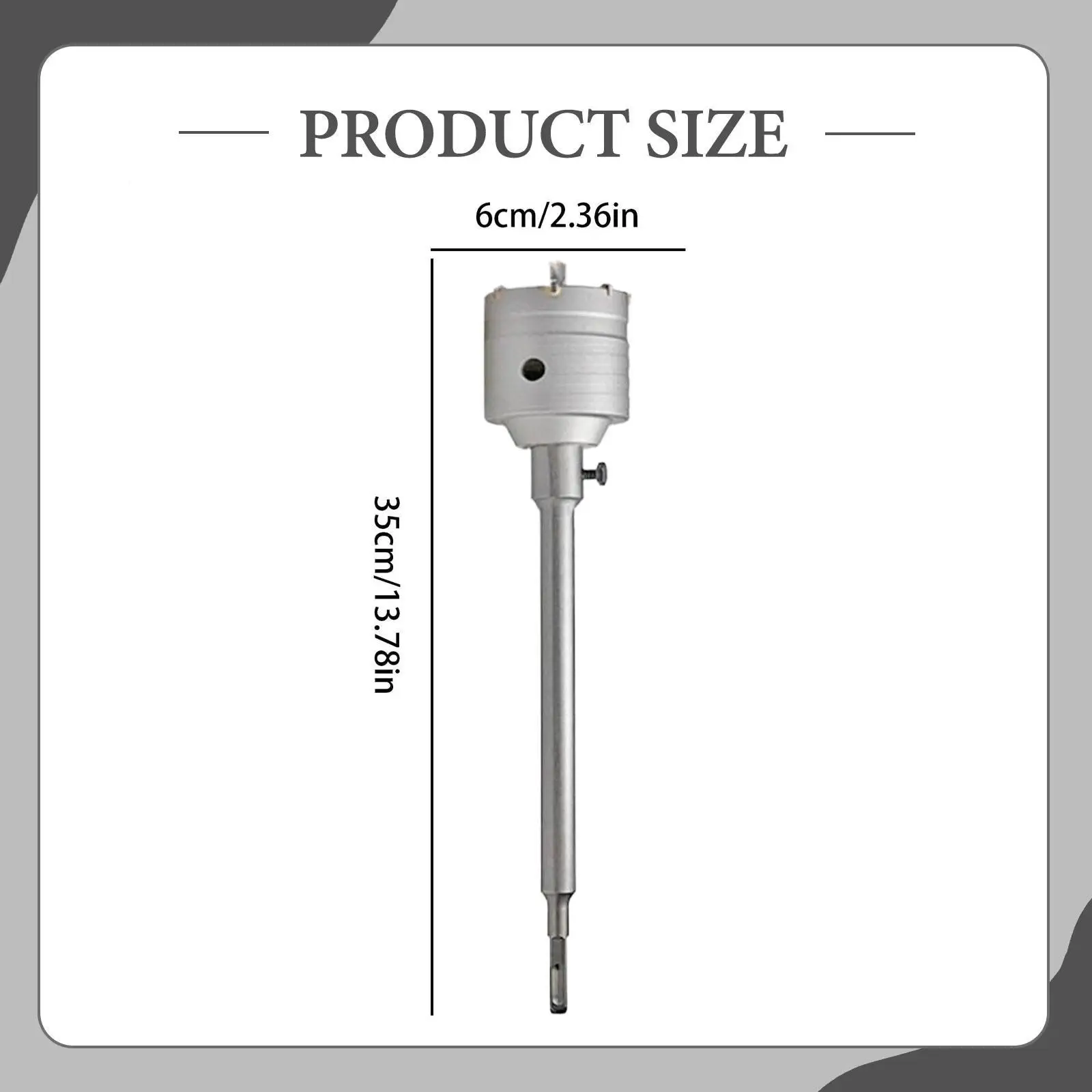 Potente perforatrice per calcestruzzo, potente strumento per trapano da parete per muro di mattoni, cemento, pietra
