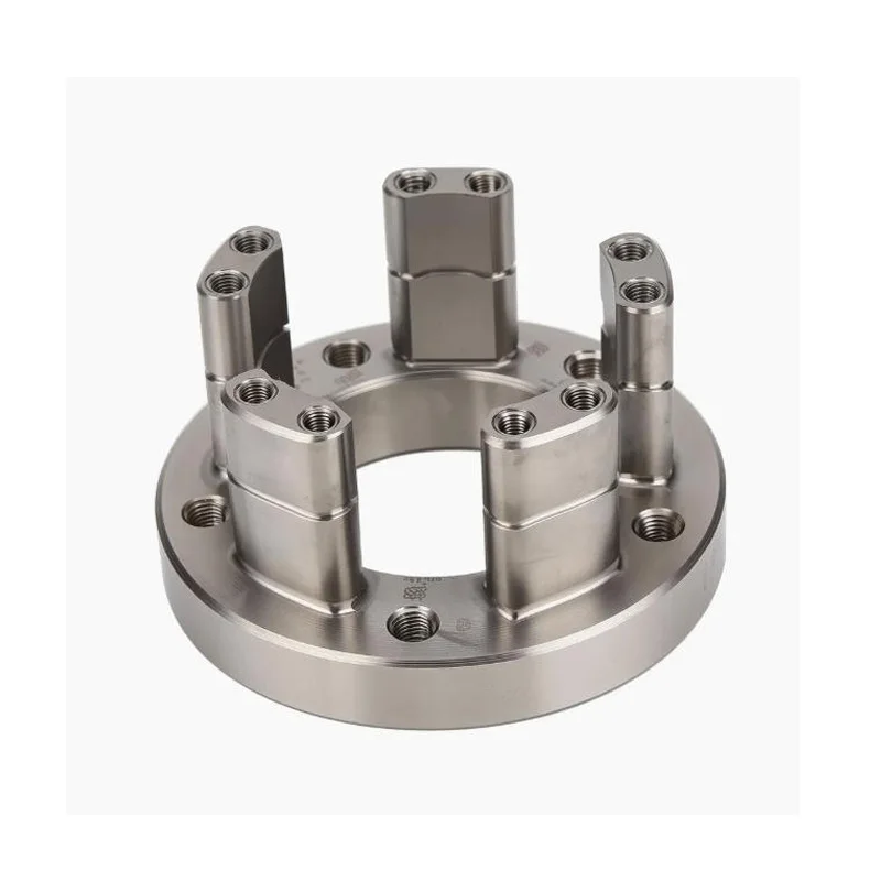 Custom CNC Machined Part Rainbow Anodized Aluminum Fitting Metal Mechanical CNC Turning Machining Parts