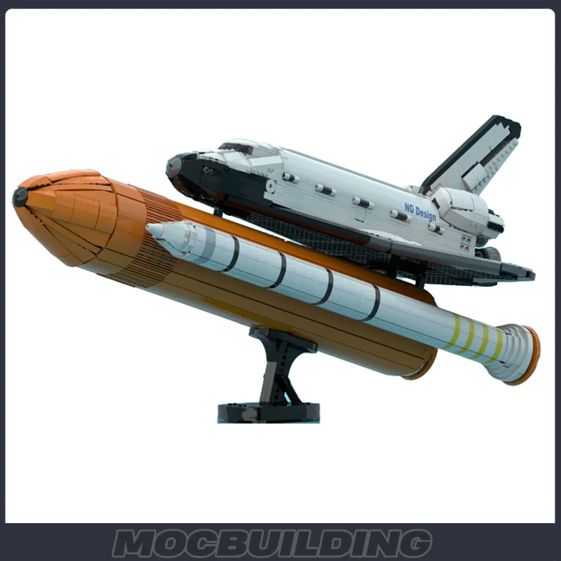 Juego de módulos de actualización de Space Shuttle Discovery, Serie de diseño creativo, ensamblaje MOC, bloques de construcción, modelo, rompecabezas, juguetes, nave espacial para