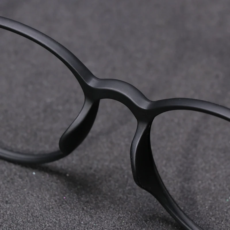 TR90 Titan Brille Rahmen Photochrome Myopie Gläser Männer Retro Runde Brillen Für Frauen Rezept Kurzsichtig Brillen – Detail 8