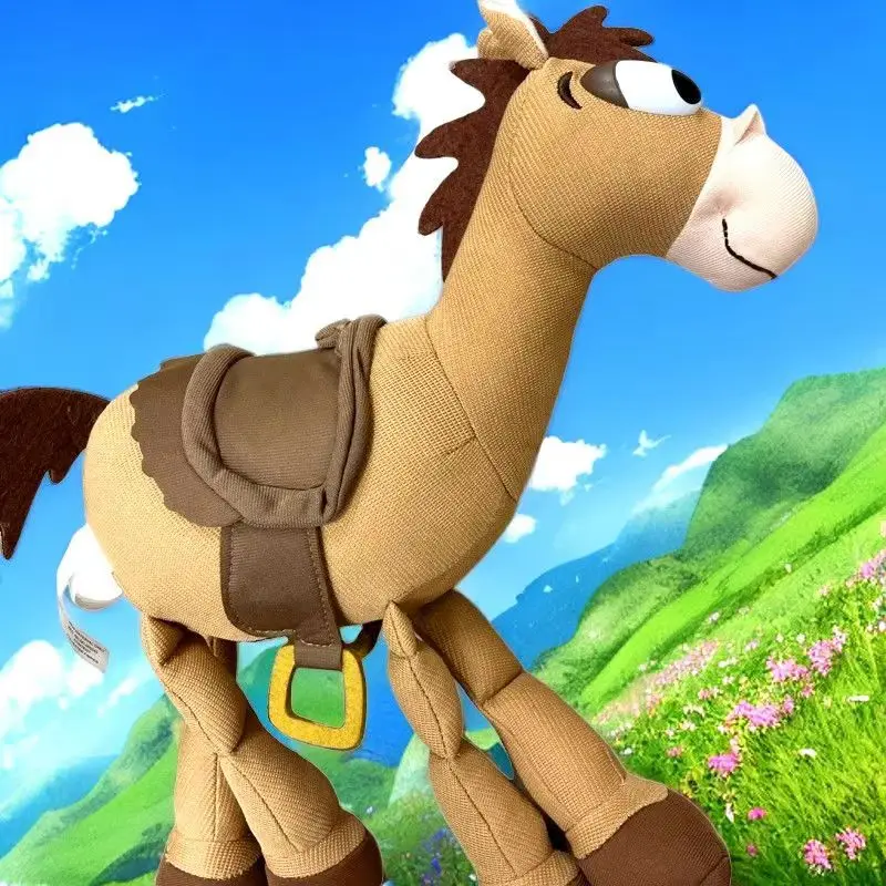 Disney Toy Story Bullseye Stuffed Animals Cute Horse Cartoon 25cm Tall Plush Doll Birthday Gift For Kids Plush Toy