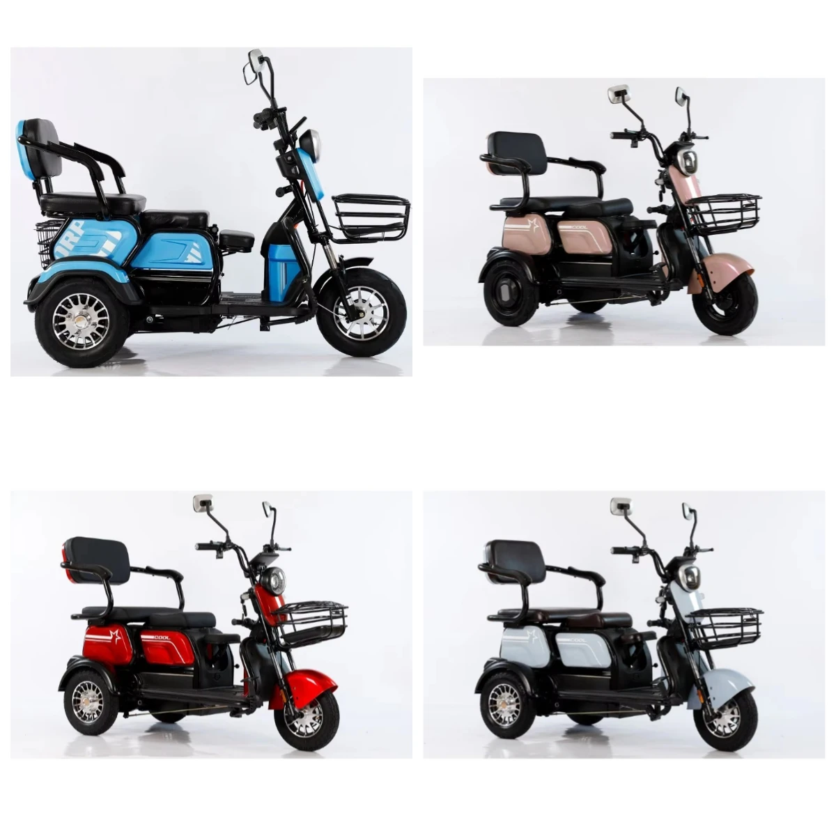 

BF Лидер продаж, открытый 3-колесный электрический трехколесный велосипед 800 Вт, пассажирские трехколесные велосипеды с детским сиденьем или взрослым