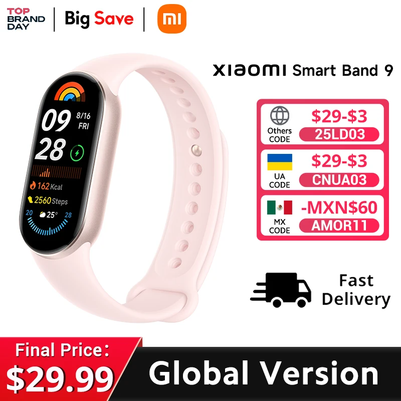 [Мировая премьера]Глобальная версия Xiaomi Smart Band 9