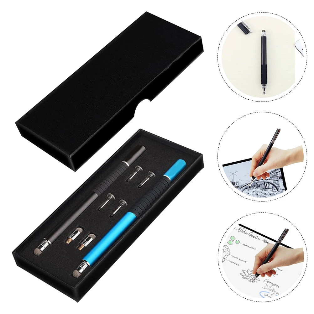 

1Set Capacitive Touch Screen Stylus Pen High Precision Multi-Functional Tablet Mobile Laptop Smooth Writing Replaceable Tip