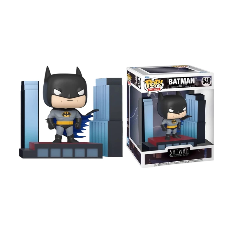 Edição genuína FUNKO POP《Batman Temporada 5 - Batman》Anime Action Desktop Decoração Ornamento Modelo Brinquedos Modelo Colecionável