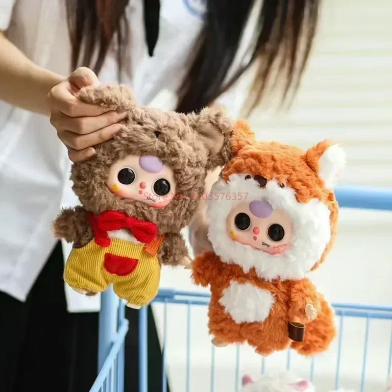 Original Zipper Version Baby Three Third Generation Toys Kawaii Animal Party Series Takes Me Out To Play Childhood gift