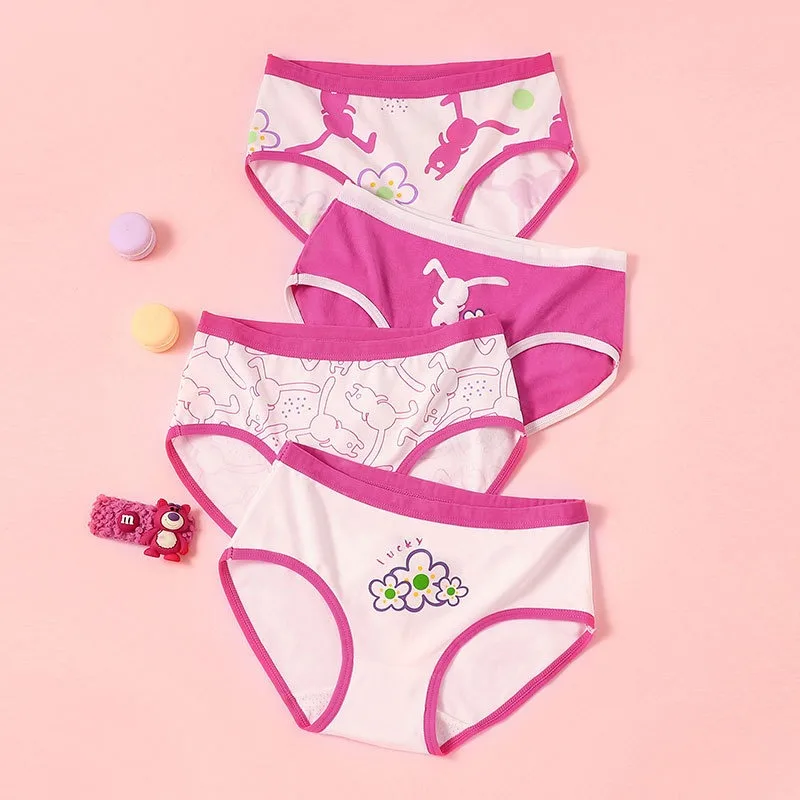 2-14 Years Old Cartoon Girls Briefs Panties Kids Underwear Girls Clothes for 2 3 4 5 6 7 8 9 10 11 12 13 14 Year Old 2083