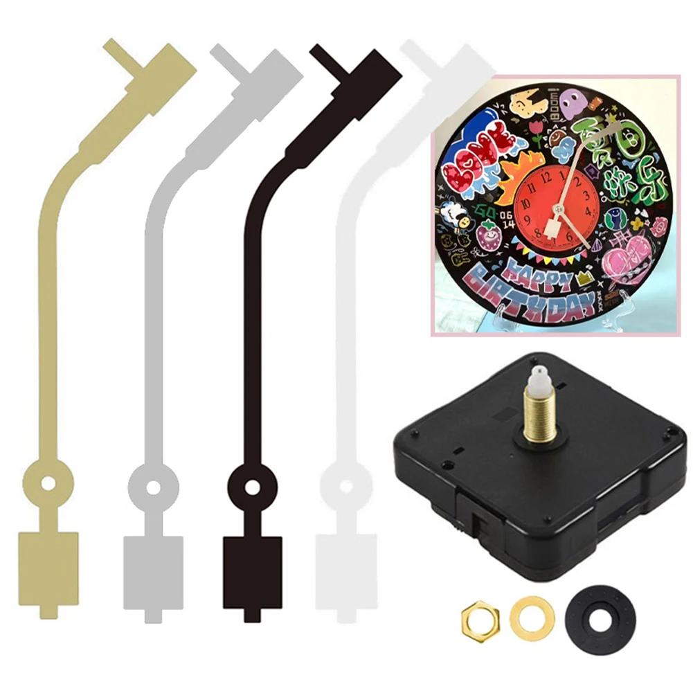 DIY Silent Quartz Clock Movement Kit Shaft Length 13mm Thread Length 5.5mm Battery Power Quartz Wall Clock Movement Repair Tools