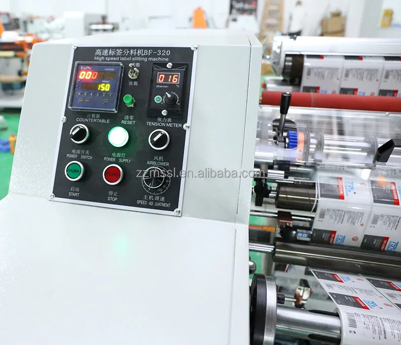High Speed Label Slitting and Rewinding Machine Slitter Rewinder for Sale