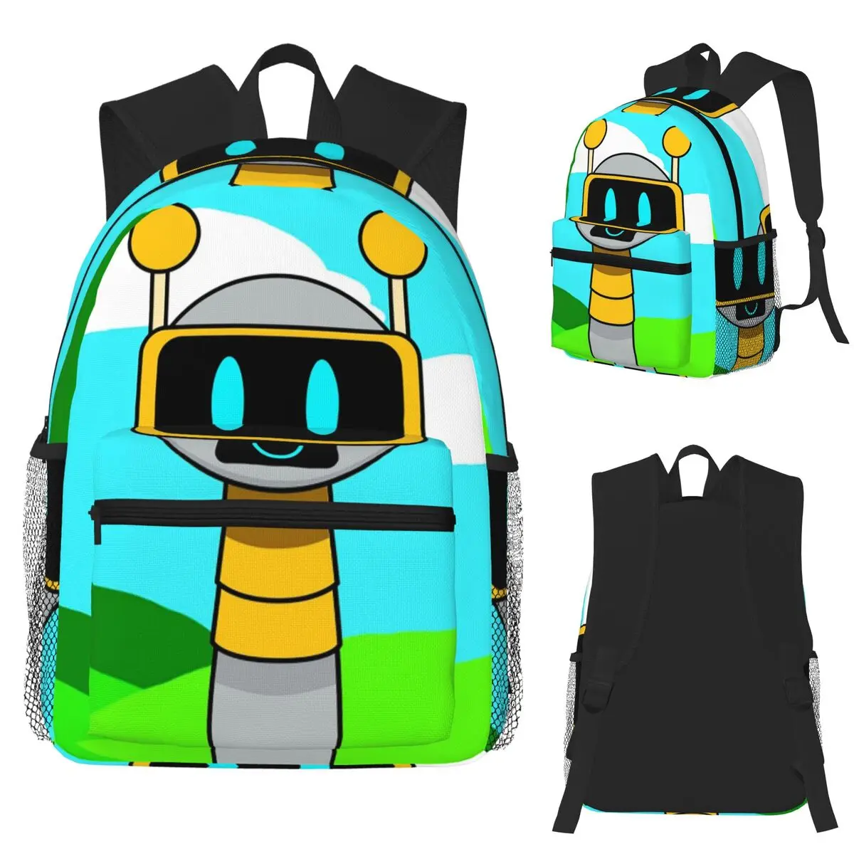 

Sprunki Incredibox Game Студенческий рюкзак Школьная сумка Походный дорожный рюкзак для мужчин и женщин Модная сумка для книг Сумки на плечо