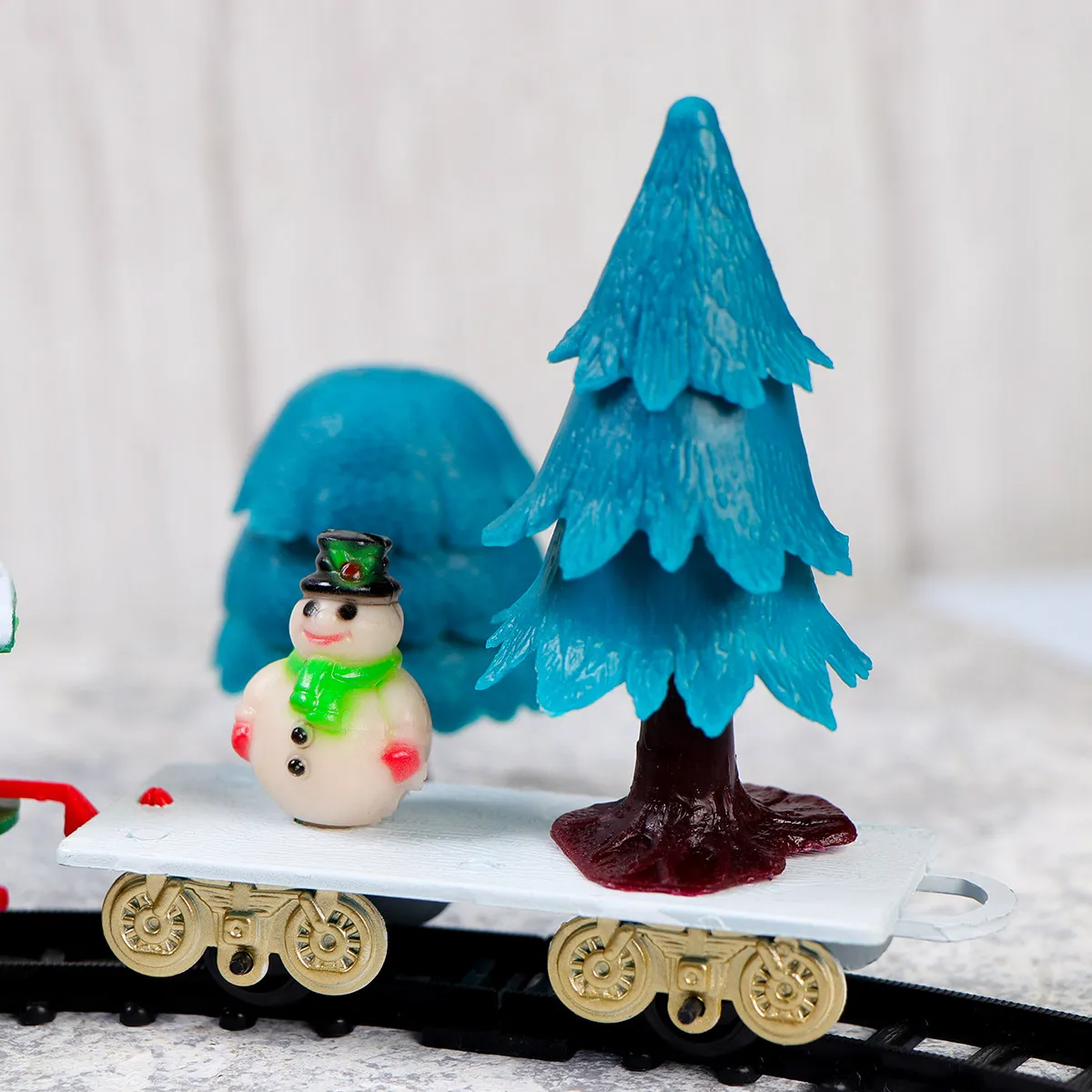 

Mini Christmas Train Electric Kids Christmas Gift Decoration Safe ABS Plastic Kids Electric Train